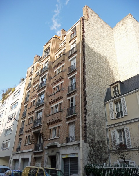 The exterior of my building in Paris