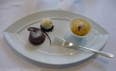 Chocolate dessert tasting