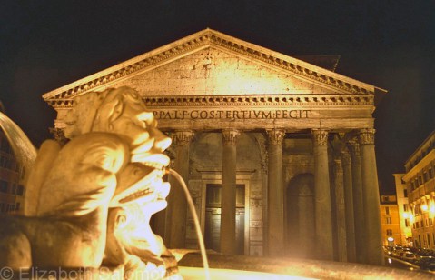 Pantheon at Night