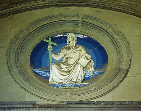 Detail of the Cloister of Basilica di Santa Croce, Florence, October 2007