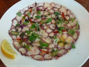 Octopus Carpaccio