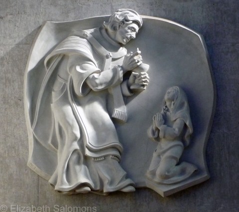 Mission Abbey Bas Relief